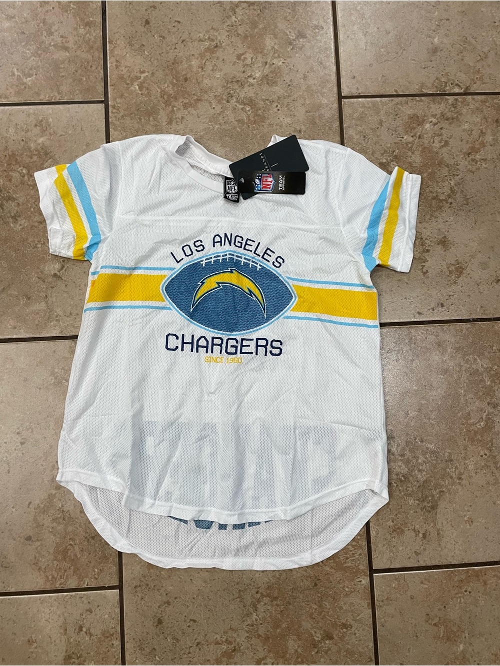 Los Angeles Chargers Kids White Team Jersey